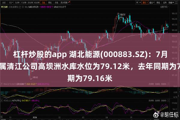 杠杆炒股的app 湖北能源(000883.SZ)：7月15日下属清江公司高坝洲水库水位为79.12米，去年同期为79.16米