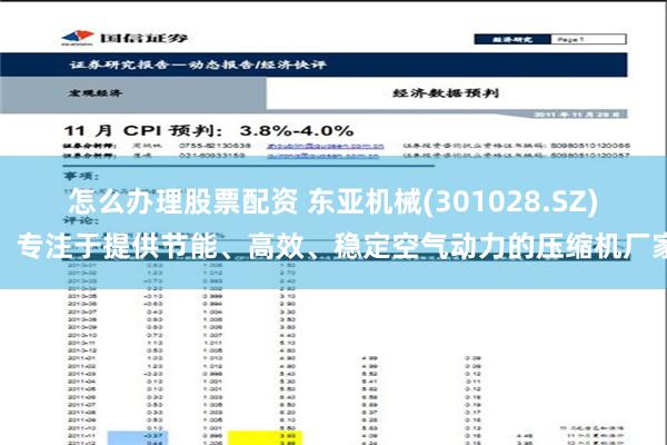 怎么办理股票配资 东亚机械(301028.SZ)：专注于提供节能、高效、稳定空气动力的压缩机厂家