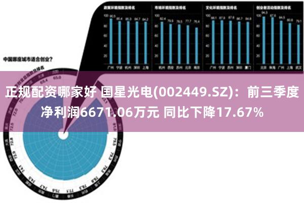 正规配资哪家好 国星光电(002449.SZ)：前三季度净利润6671.06万元 同比下降17.67%